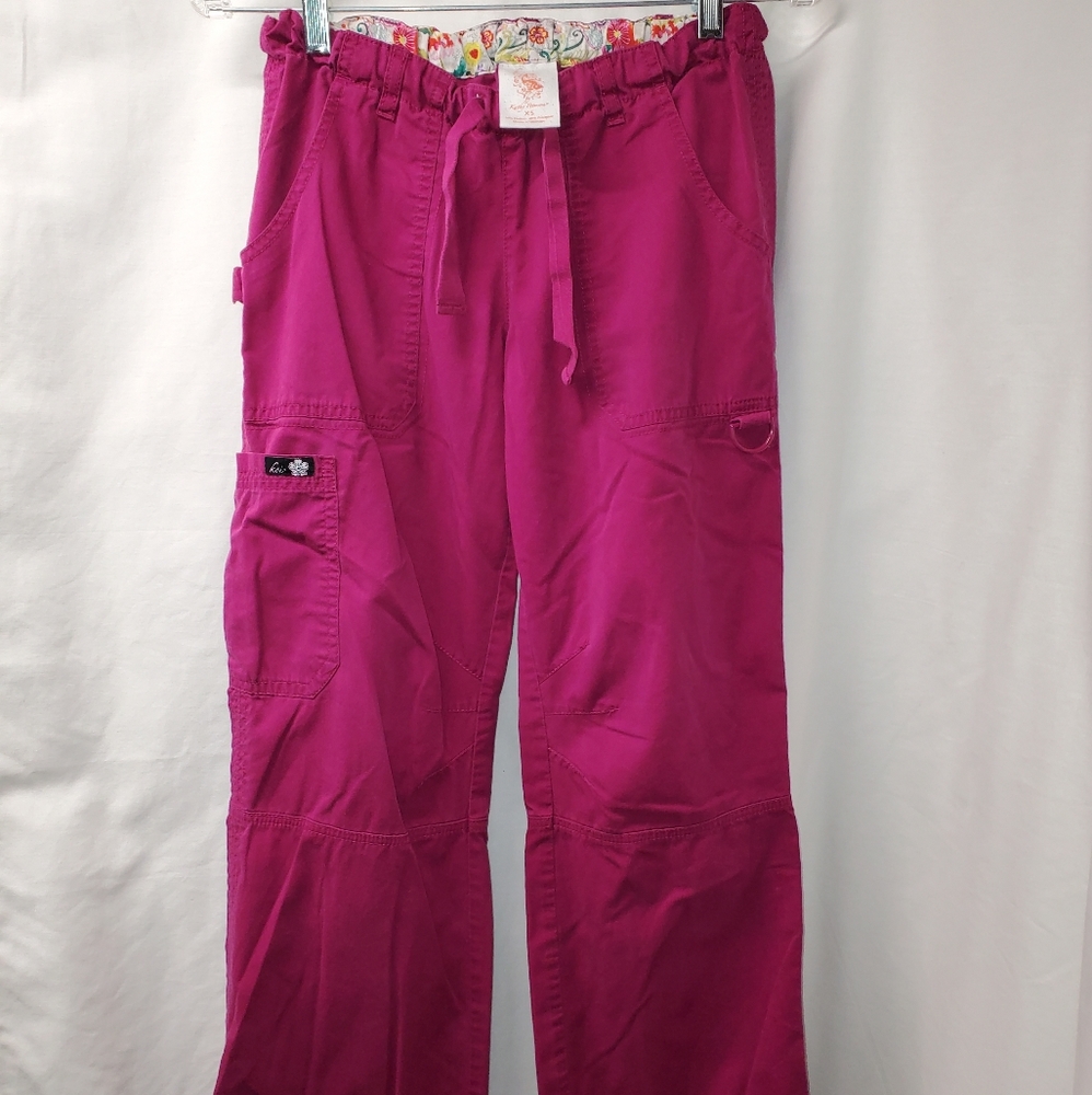 Koi XS cargo scrub pants